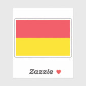 Flag of Pretoria, the Republic of South Africa Sticker (Vel)