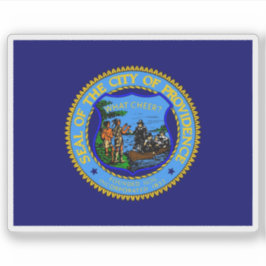 Flag of Providence, Rhode Island, USA Sticker