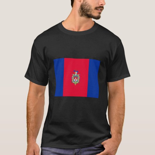 Flag of Quito Ecuador T-shirt (Voorkant)