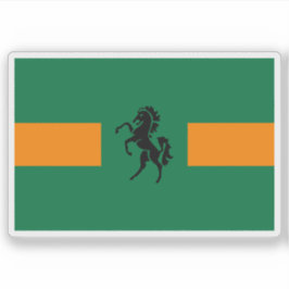 Flag of QwaQwa, the Republic of South Africa Sticker