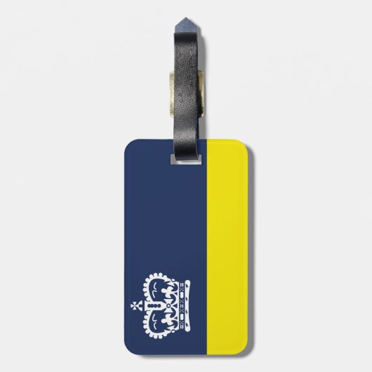 Flag of Regina, Saskatchewan Bagagelabel (Achterkant verticaal)