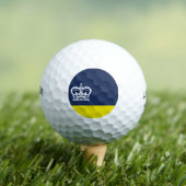 Flag of Regina, Saskatchewan Golf Balls Golfballen (Insitu Shirt)