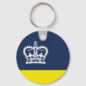 Flag of Regina, Saskatchewan Keychain (Voorkant)
