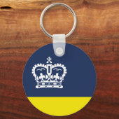 Flag of Regina, Saskatchewan Keychain (Voorkant)