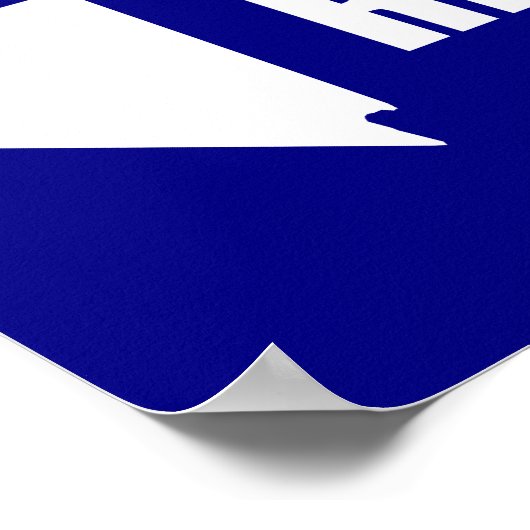 Flag of Reno, Nevada Poster (Hoek)