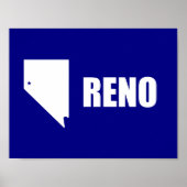 Flag of Reno, Nevada Poster (Voorkant)