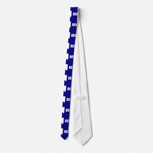 Flag of Reno, Nevada Tie Stropdas (Achterkant)