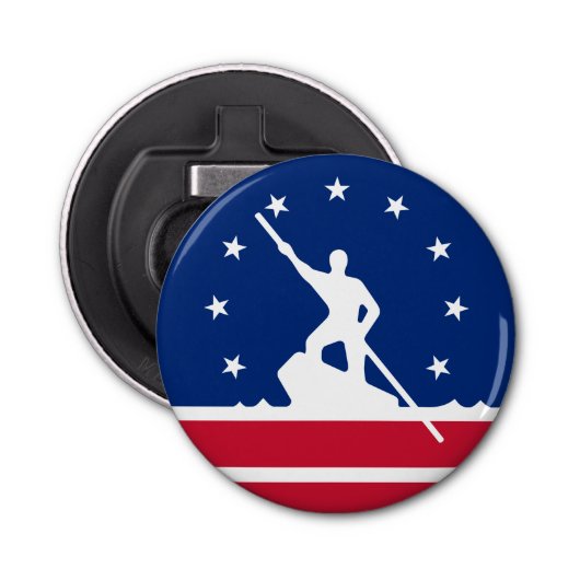 Flag of Richmond, Virginia Bottle Opener (Voorkant)