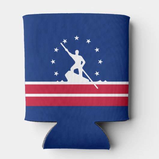 Flag of Richmond, Virginia Can Cooler (Achterkant)