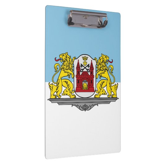 Flag of Riga, Latvia Clipboard Klembord (Rechts)