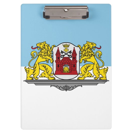 Flag of Riga, Latvia Clipboard Klembord (Voorkant)