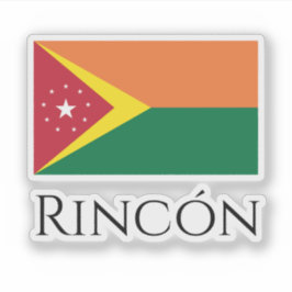 Flag of Rincón, Puerto Rico Sticker