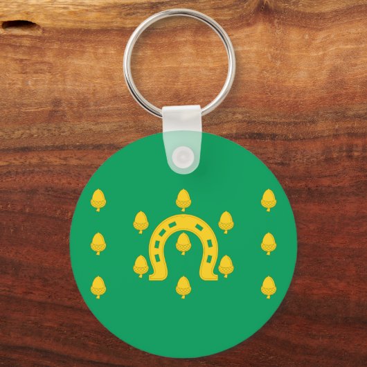 Flag of Rutland Keychain (Voorkant)