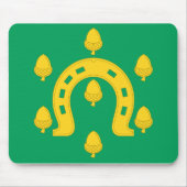 Flag of Rutland Mouse Pad Muismat (Voorkant)
