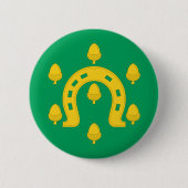 Flag of Rutland Pinback Button (Voorkant)