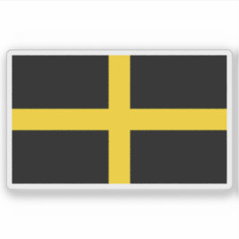 Flag of Saint David, Wales Sticker