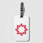 Flag of Saitama Prefecture, Japan Bagagelabel (Voorkant (verticaal))