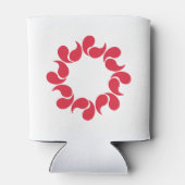 Flag of Saitama Prefecture, Japan Blikjeskoeler (Achterkant)