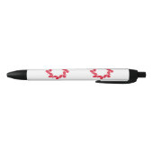 Flag of Saitama Prefecture, Japan Zwarte Inkt Pen (Bodem)
