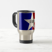Flag of San Antonio, Texas Travel Mug Reisbeker (Voorkant links)