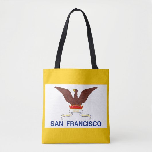 Flag of San Francisco, California Tote Bag (Voorkant)