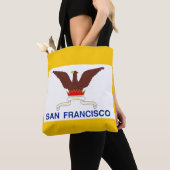 Flag of San Francisco, California Tote Bag (Dichtbij)