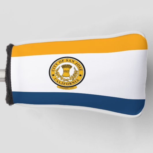Flag of San Jose, California Golfheadcover (Voorkant)