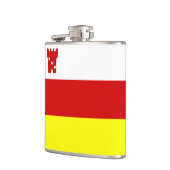 Flag of Santa Barbara, California Flask Heupfles (Links)
