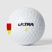 Flag of Santa Barbara, California Golf Balls Golfballen (Logo)