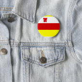Flag of Santa Barbara, California Pinback Button (In situ)