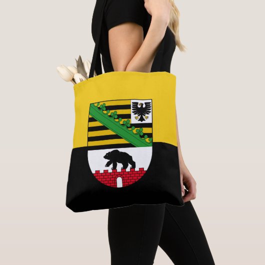 Flag of Saxony-Anhalt Tote Bag (Dichtbij)
