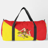 Flag of Sicily Duffle Bag Plunjezak (Voorkant)