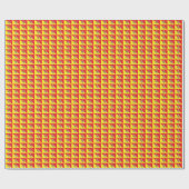 Flag of Sicily Repeat Print Trinacria  Cadeaupapier (Vlak)