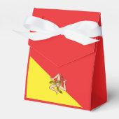 Flag of Sicily Sicilian Party and Events Favor Box Bedankdoosjes (Voorkant Zijde)