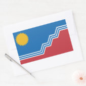 Flag of Sioux Falls, South Dakota Rechthoekige Sticker (Envelop)