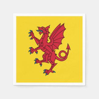 Flag of Somerset Paper Napkins Servet