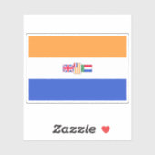 Flag of South Africa (1982–1994), Africa Sticker (Vel)