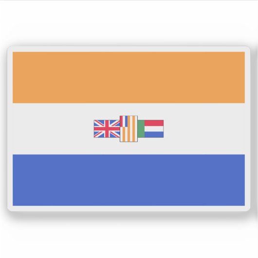 Flag of South Africa (1982–1994), Africa Sticker (Voorkant)