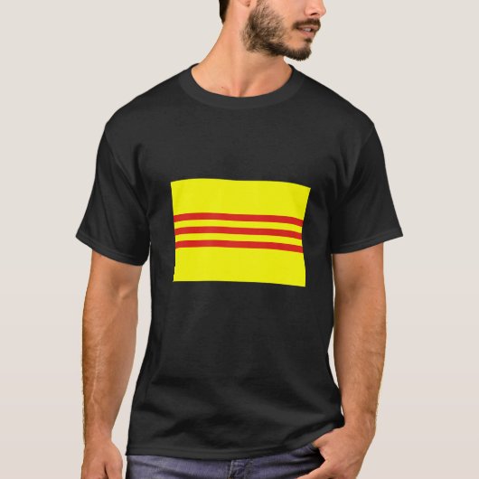 Flag of South Vietnam Premium  T-shirt (Voorkant)