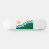 Flag of Spokane, Washington Persoonlijk Skateboard (Horizontaal)
