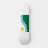 Flag of Spokane, Washington Persoonlijk Skateboard (Voorkant)