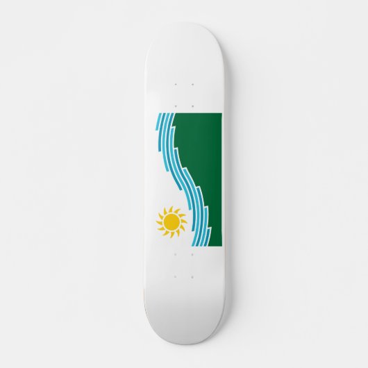 Flag of Spokane, Washington Persoonlijk Skateboard (Voorkant)