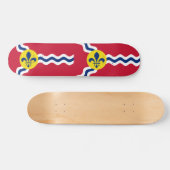 Flag of St. Louis, Missouri Persoonlijk Skateboard (Horizontaal)