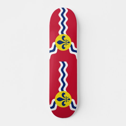 Flag of St. Louis, Missouri Persoonlijk Skateboard (Voorkant)
