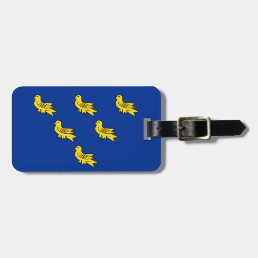 Flag of Sussex Bagagelabel (Voorkant horizontaal)