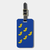 Flag of Sussex Bagagelabel (Voorkant verticaal)