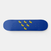 Flag of Sussex Skateboard (Horizontaal)
