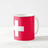 Flag of Switzerland modified – Schweiz – Suisse Koffiemok (Voorkant rechts)