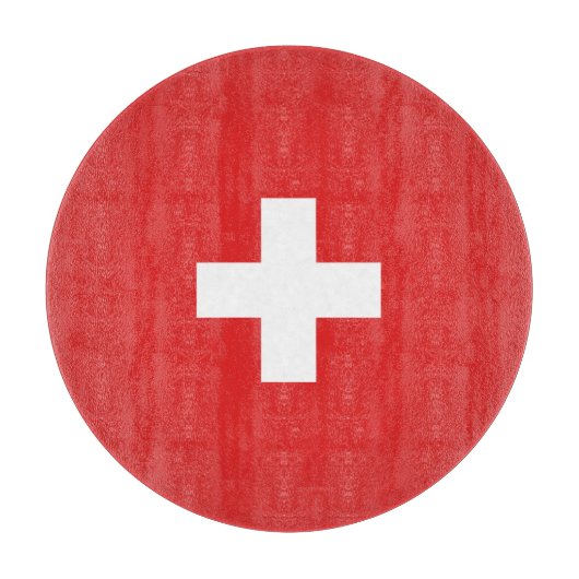 Flag of Switzerland modified – Schweiz – Suisse Snijplank (Voorkant)