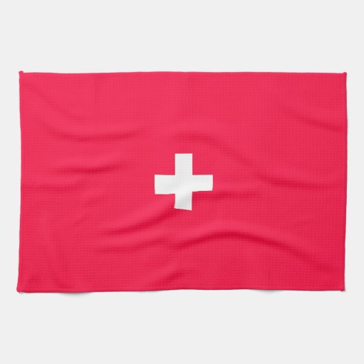 Flag of Switzerland modified – Schweiz – Suisse Theedoek (Horizontaal)